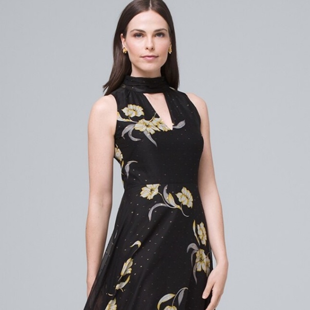 Maxi White House Black Market dress